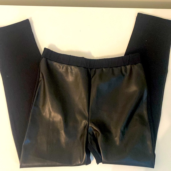 Polo Ralph Lauren -Girls vegan leather Leggings - sz 8-10 - Picture 1 of 4